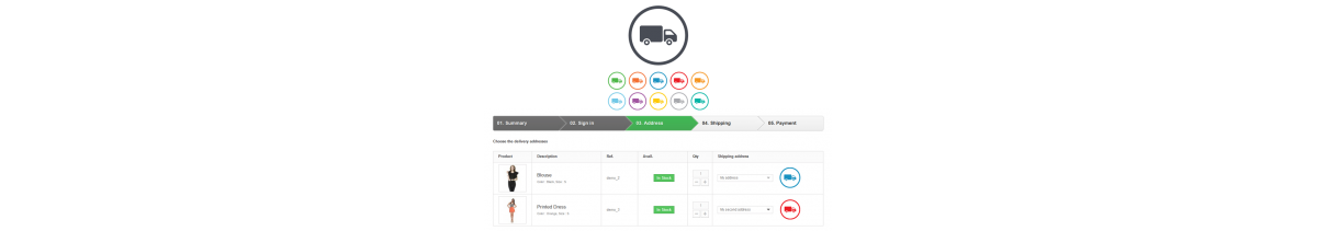 Multi Shipping for Prestashop 1.6